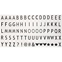 ZJENE31 Decoración Carta Lightbox Y una variedad de fiestas de bodas- decoración de carteles de compras Negro Letras…